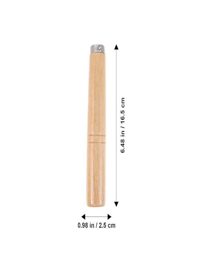 Yardenfun Wooden Pot Handle Replacement Grip Ergonomic Design for Use Fits Various Pans Pots Anti-Scald Cooking Accessory Easy Installation Firm Grip - Image 2